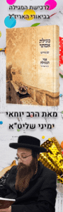 באנר לרכישת מגילת אסתר של הרב יוחאי ימיני סולם יהודה